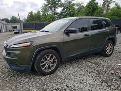 Salvage cars for sale from Copart Waldorf, MD: 2015 Jeep Cherokee Sport