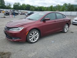 Salvage cars for sale at Grantville, PA auction: 2015 Chrysler 200 S