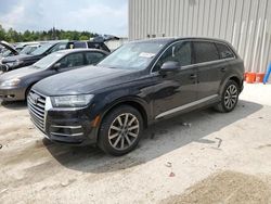 Salvage cars for sale at Franklin, WI auction: 2018 Audi Q7 Premium Plus