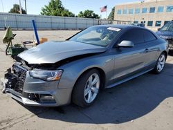 Salvage cars for sale at Littleton, CO auction: 2014 Audi S5 Premium Plus