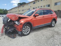 Salvage cars for sale at Opa Locka, FL auction: 2018 Volkswagen Tiguan SE