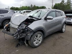 Salvage cars for sale at Denver, CO auction: 2019 KIA Sportage LX