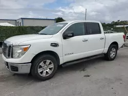 Salvage cars for sale from Copart Orlando, FL: 2017 Nissan Titan S