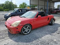 Salvage cars for sale from Copart Cartersville, GA: 2003 Toyota MR2 Spyder