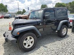 Salvage cars for sale from Copart Mebane, NC: 2015 Jeep Wrangler Sport