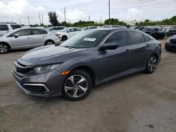 Salvage cars for sale at Miami, FL auction: 2020 Honda Civic LX