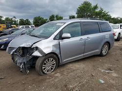 Salvage cars for sale at Baltimore, MD auction: 2015 Toyota Sienna XLE
