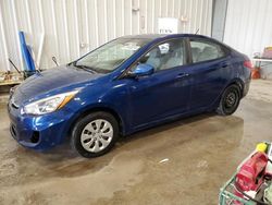 Salvage cars for sale at Franklin, WI auction: 2017 Hyundai Accent SE