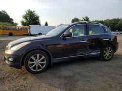 Salvage cars for sale from Copart East Granby, CT: 2008 Infiniti EX35 Base