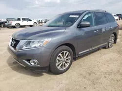 Salvage cars for sale at Amarillo, TX auction: 2015 Nissan Pathfinder S