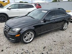 Mercedes-Benz salvage cars for sale: 2013 Mercedes-Benz C 300 4matic