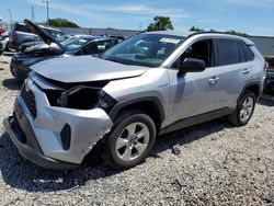 Salvage cars for sale from Copart Franklin, WI: 2020 Toyota Rav4 LE