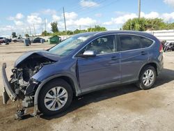 Honda cr-v exl salvage cars for sale: 2012 Honda CR-V EXL