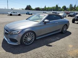 Salvage cars for sale from Copart Portland, OR: 2017 Mercedes-Benz C300