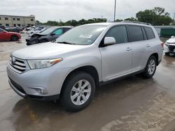 Toyota Highlander salvage cars for sale: 2012 Toyota Highlander Base