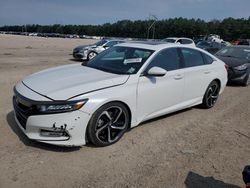 Salvage cars for sale at Greenwell Springs, LA auction: 2018 Honda Accord Sport