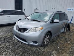 Toyota Sienna le salvage cars for sale: 2011 Toyota Sienna LE