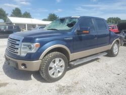 Salvage trucks for sale at Prairie Grove, AR auction: 2013 Ford F150 Supercrew