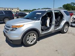 Salvage cars for sale from Copart Wilmer, TX: 2015 Ford Explorer XLT