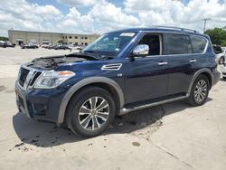 Salvage cars for sale at Wilmer, TX auction: 2020 Nissan Armada SV