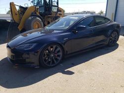 Salvage cars for sale at Nampa, ID auction: 2013 Tesla Model S