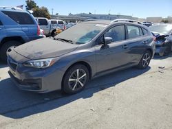 Salvage cars for sale at Martinez, CA auction: 2019 Subaru Impreza Premium
