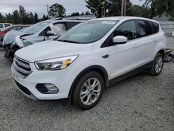 Salvage cars for sale from Copart Graham, WA: 2017 Ford Escape SE