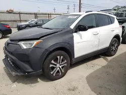 Salvage cars for sale at Los Angeles, CA auction: 2017 Toyota Rav4 LE