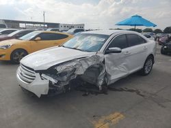 Salvage cars for sale at Grand Prairie, TX auction: 2018 Ford Taurus Limited