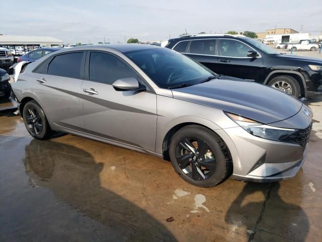 2021 Hyundai Elantra Blue