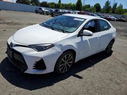 Salvage cars for sale at Portland, OR auction: 2017 Toyota Corolla L