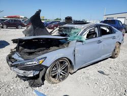 Salvage cars for sale at Cahokia Heights, IL auction: 2021 Honda Accord Touring