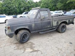Salvage cars for sale from Copart Austell, GA: 1989 Ford F150