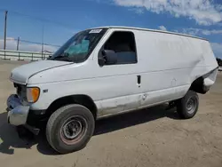 Salvage cars for sale from Copart Fresno, CA: 2002 Ford Econoline E250 Van