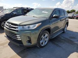 Toyota Highlander salvage cars for sale: 2019 Toyota Highlander Limited