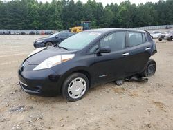 Salvage cars for sale at Gainesville, GA auction: 2015 Nissan Leaf S
