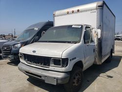 Salvage trucks for sale at Sun Valley, CA auction: 1999 Ford Econoline E350 Super Duty Commercial Cutaway Van