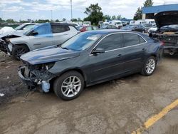 Salvage cars for sale at Woodhaven, MI auction: 2015 Chevrolet Malibu 1LT