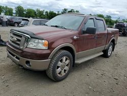 Salvage cars for sale from Copart Marlboro, NY: 2006 Ford F150 Supercrew