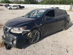 Salvage cars for sale from Copart San Antonio, TX: 2013 Lexus CT 200