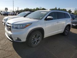 Hail Damaged Cars for sale at auction: 2016 Toyota Highlander XLE