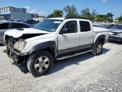 Salvage cars for sale from Copart Opa Locka, FL: 2005 Toyota Tacoma Double Cab Prerunner