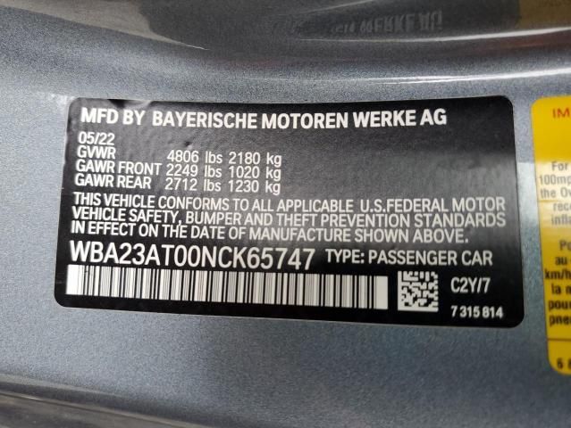 2022 BMW 430I