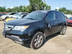 Salvage Cars with No Bids Yet For Sale at auction: 2008 Acura MDX Technology