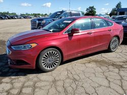 Vehiculos salvage en venta de Copart Woodhaven, MI: 2018 Ford Fusion SE