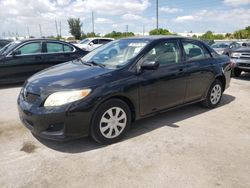 Salvage cars for sale at Miami, FL auction: 2010 Toyota Corolla Base