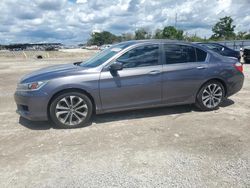 Salvage cars for sale from Copart Riverview, FL: 2015 Honda Accord Sport