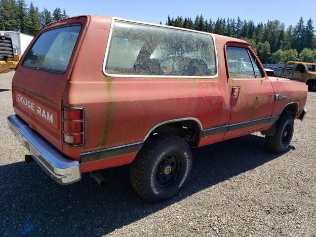 1986 Dodge Ramcharger AW-100