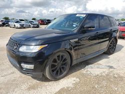 Salvage cars for sale at San Antonio, TX auction: 2015 Land Rover Range Rover Sport HSE