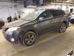 Salvage cars for sale from Copart Wheeling, IL: 2015 Toyota Rav4 XLE